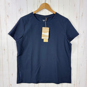 【Women's M ブルー系】 Houdini ( フーディニ ) ウィメンズ カバー ティー W's Cover Tee 840016 BLUE ILLUSION z00055975 BLUE ILLUSION 化繊 ショートスリーブTシャツ クルーネック インナ