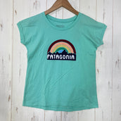 【Girl's M ブルー系】 2019 Patagonia ( パタゴニア ) グラフィック オーガニック ティーシャツ Graphic Organic T-Shirt FRRV オーガニックコットン ウェア トップス インナー シャツ ショートスリーブTシャツ