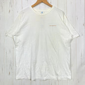 【Men's L ホワイト系】 2000s Patagonia ( パタゴニア ) オーガニックコットン ベネフィシャル ティー Organic Cotton Beneficial T's 生産終了モデル 入手困難 オーガニックコットン ウェア トップス インナー