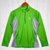 【Women's L グリーン系】 Finetrack ( ファイントラック ) ドラウト エア ジップネック Drought Air Zip Neck ポリエステル ウェア トップス インナー シャツ ロングスリーブシャツ 化繊 z00055025 化繊 ロングスリ