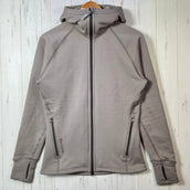 Men's Small Beige Houdini Power Hoody, Polyester Fleece Jacket with Polartec Power Stretch (z00055001).
