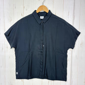 【Women's S ブラック系】 Houdini ( フーディニ ) ウィメンズ ツリー トップ W's Tree Top 860010 TRUE BLACK LIGHT z00056000 TRUE BLACK LIGHT 化繊 ショートスリーブシャツ インナー シ