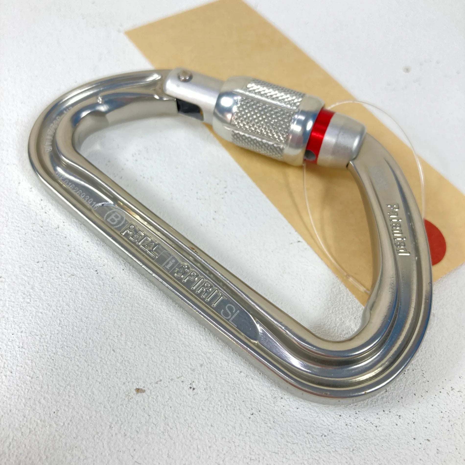 OneSize シルバー系】 Petzl ( ペツル ) スピリット スクリューロック 