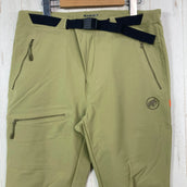 男士中号绿色 Mammut Yadkin SO Pants AF(Yadkin SO Pants AF)- Yadkin 尼龙软壳裤,z00055720。