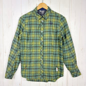 【Women's S カーキグリーン系】 Norrona ( ノローナ ) タモック ウール シャツ ウィメンズ Tamok Wool Shirt W's 1219-19 3001 ROSIN z00056114 3001 ROSIN ウール ロングスリーブシャツ インナー