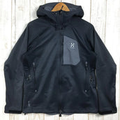 【Women's L ブラック系】 Haglofs ( ホグロフス ) ウルタ Q フード ソフトシェル Ulta Q Hood Soft Shell ゴアウィンドストッパー ジャケット フーディ International Women's ソフトシェル アウター ジ - 【公式】2ndGEAR(セカンドギア)Webショップ【登山用品・アウトドア用品専門 買取販売店】