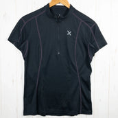 【Women's L ブラック系】 Montura ( モンチュラ ) ハーフジップ ティー ウェア トップス インナー シャツ ショートスリーブシャツ 化繊 z00052246 化繊 ショートスリーブシャツ インナー シャツ トップス ウェア - 【公式】2ndGEAR(セカンドギア)Webショップ【登山用品・アウトドア用品専門 買取販売店】