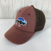 【OneSize ブラウン系】 Patagonia ( パタゴニア ) フィッツ ロイ バイソン ロープロ トラッカー ハット Fitz Roy Bison Lopro Trucker Hat オーガニックコットン ウェア ウェア小物 ヘッドウェア キャップ z00