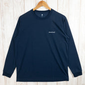 【Men's M ネイビー系】 Montbell ( モンベル ) Wic. ロングスリーブT ポリエステル 1114688 Asian Men's 化繊 ロングスリーブTシャツ クルーネック インナー シャツ トップス ウェア - 【公式】2ndGEAR(セカンドギア)Webショップ【登山用品・アウトドア用品専門 買取販売店】