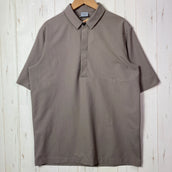 【Men's XS ベージュ系】 Houdini ( フーディニ ) コスモシャツ Cosmo Shirt ポリエステル ウェア トップス インナー シャツ ショートスリーブシャツ 化繊 z00054837 化繊 ショートスリーブシャツ インナー シャツ トッ