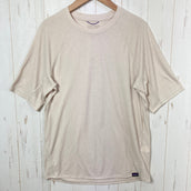 【Men's XS ベージュ系】 2024 Patagonia ( パタゴニア ) キャプリーン クール トレイル シャツ Short-Sleeved Capilene Cool Trail Shirt PUM ポリエステル ウェア トップス インナー シャツ ショー