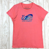 【Women's M ピンク系】 Patagonia ( パタゴニア ) ウィメンズ Live Simply ホエール オーガニックコットン Tシャツ International Women's コットン ショートスリーブTシャツ クルーネック インナー シャツ ト - 【公式】2ndGEAR(セカンドギア)Webショップ【登山用品・アウトドア用品専門 買取販売店】