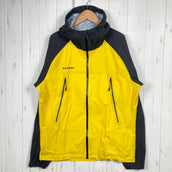 【Men's M イエロー系】 Mammut ( マムート ) マサオ ライト ハードシェル フーデッド ジャケット Masao Light HS Hooded Jacket ナイロン ウェア トップス アウター ジャケット ハードシェル z00054158 ハー