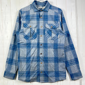 【Men's S ブルー系】 Aclima ( アクリマ ) レジャーウール リボーン ウール シャツ LeisureWool ReBorn Wool Shirt 106310 367 CHECK LIGHT GREY/JEANS z00055897 367 CH