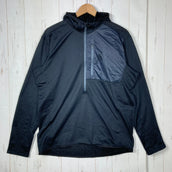 【Men's L ブラック系】 Static ( スタティック ) アドリフト ハーフジップ フーディ ADRIFT HALF ZIP HOODY ポリエステル ウェア トップス アウター ジャケット フリース Teijin Octa ( 帝人オクタ ) z0005