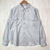 【Men's M グレー系】 Mountain Hardwear ( マウンテンハードウェア ) キャニオン ソリッド ロングスリーブ シャツ Canyon Solid Long Sleeve Shirt ポリエステル ウェア トップス インナー シャツ ロングス