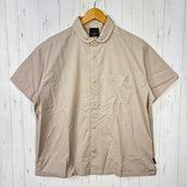 【Unisex M ベージュ系】 Axesquin ( アクシーズクイン ) モディファイド ヘリウム ショートスリーブ シャツ modified Helium S/S Shirts 321063 LIGHT BEIGE z00055917 LIGHT BEIGE 化