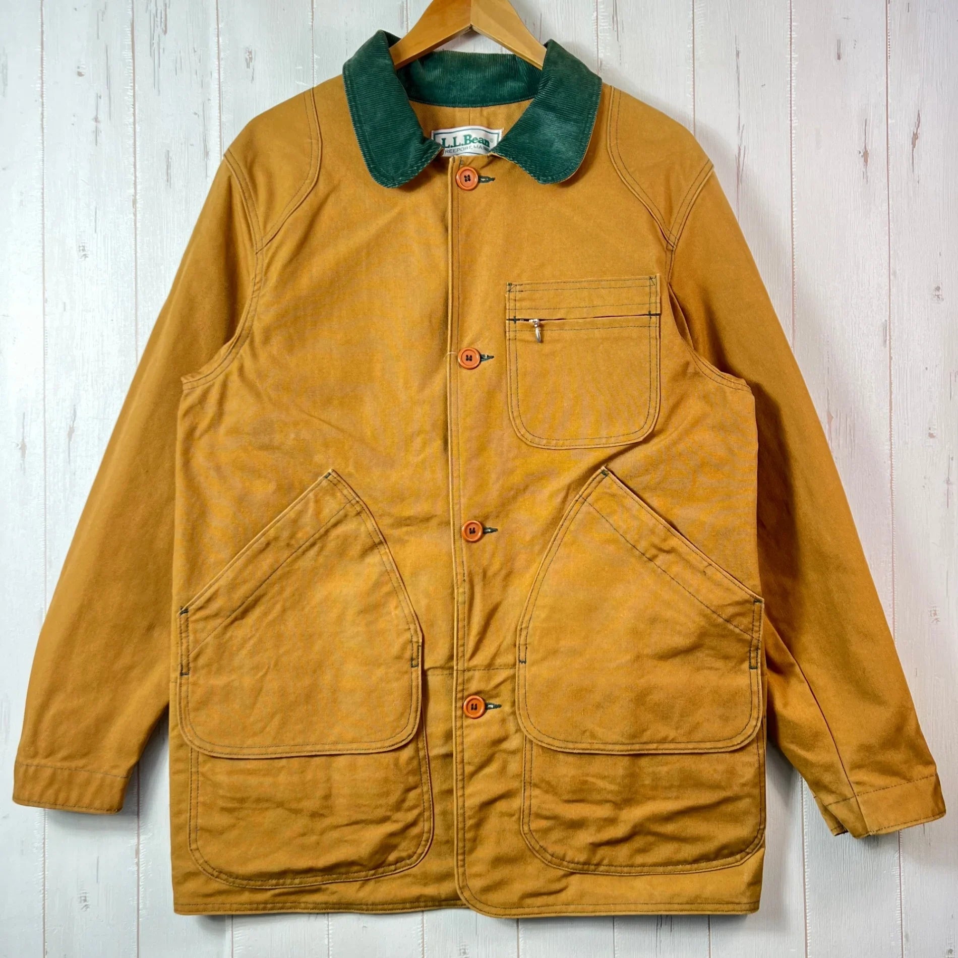 ハンティングジャケット フィールドコート 古着 Mサイズ ヴィンテージ アウター L.L.Bean エルエルビーン USA製 ハンティングジャケットフィールド