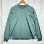 【Men's M グリーン系】 The North Face ( ザ・ノースフェイス ) ロングスリーブ フリーラン リブ クルー L/S Free Run Rib Crew ポリエステル ウェア トップス インナー シャツ ロングスリーブTシャツ クルーネック 化