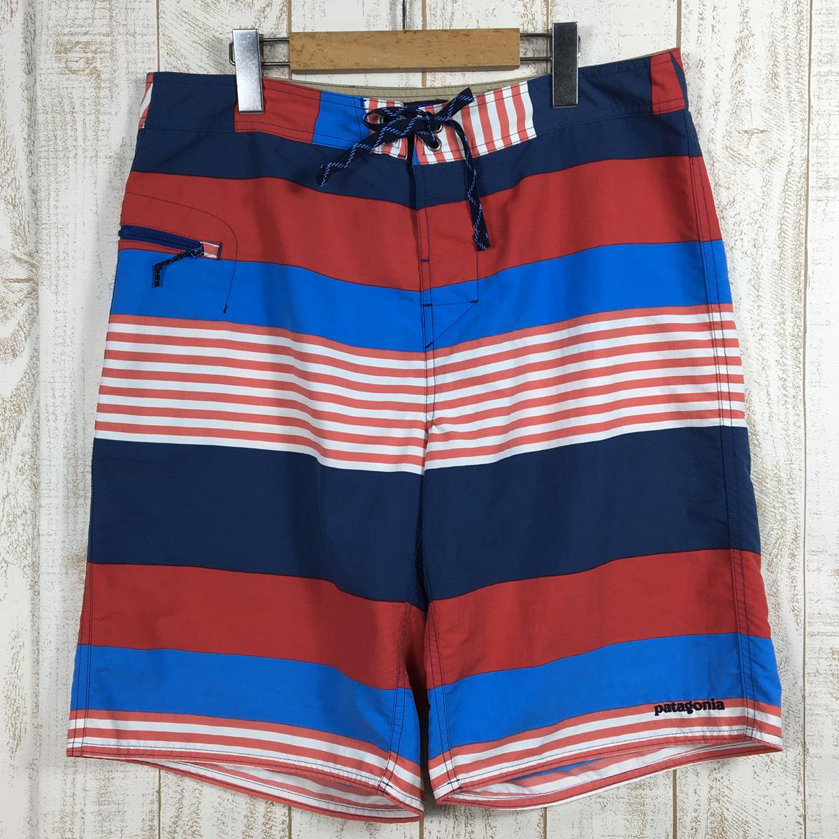 【Men's 34 ブルー系】 Patagonia ( パタゴニア ) ウェーブフェアラー ボード ショーツ 53Cm Wavefarer Board  Shorts 21Inch 86631 International Men's 化繊 ショーツ ショートパンツ