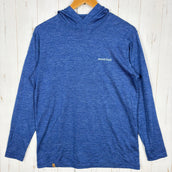 Montbell Merino Wool Plus Light Parka, Men's Size Small, Navy. This merino wool top is perfect for everyday wear. Also available: innerwear, shirts, and hoodies. Product code: z00055363.