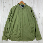 【Men's XL グリーン系】 Millet ( ミレー ) ブリーズバリヤー シャツジャケット Breathebarrier Shirt Jacket ナイロン ウェア トップス インナー シャツ ロングスリーブシャツ 化繊 z00056475 化繊 ロングスリ