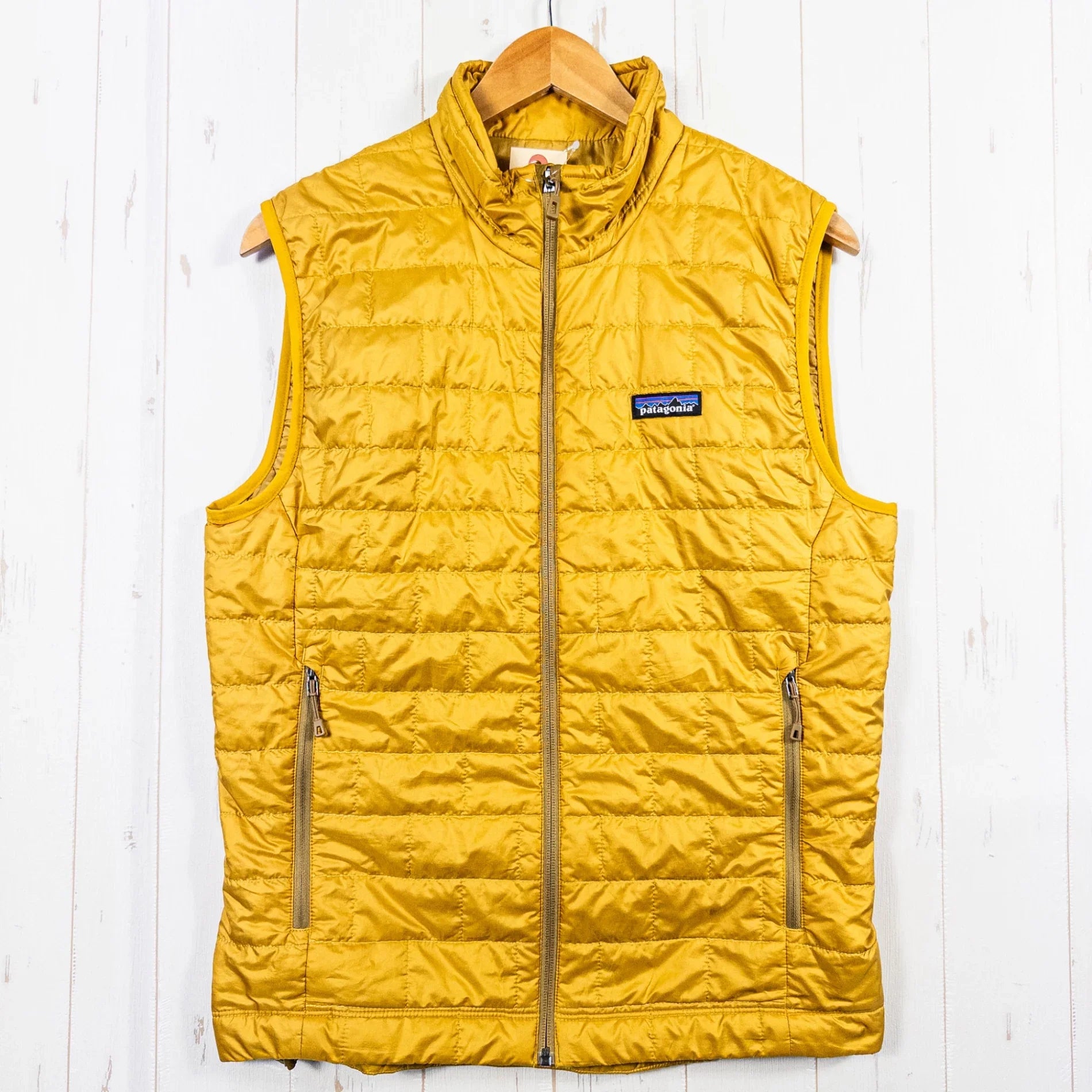 patagonia NANO PUFF VEST ダウンベスト パタゴニア Men's S イエロー