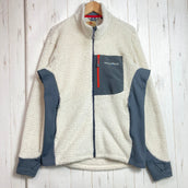 【男式 S 象牙色系】 Montbell (蒙贝尔) CLIMAAIR 夹克 涤纶 服装 上衣 外套 抓绒 z00057515 抓绒 外套 夹克 上衣 服装