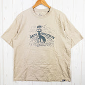 【Men's M ベージュ系】 Jackwolfskin ( ジャックウルフスキン ) ジェーピー ウォウ ピーク ウルフ ティー JP WHW PEAK WOLF T オーガニックコットン ウェア トップス インナー シャツ ショートスリーブTシャツ クルーネック - 【公式】2ndGEAR(セカンドギア)Webショップ【登山用品・アウトドア用品専門 買取販売店】