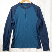 【Men's L ネイビー系】 Teton Bros ( ティートンブロス ) アクシオ ハイブリッド ティーネック ウール ウェア トップス アウター ジャケット フリース z00050235 ウール ロングスリーブシャツ インナー シャツ トップス ウェア - 【公式】2ndGEAR(セカンドギア)Webショップ【登山用品・アウトドア用品専門 買取販売店】