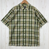 【Men's S グリーン系】 2010 Patagonia ( パタゴニア ) パッカーウェア シャツ Puckerwear Shirt CSF 生産終了モデル 入手困難 ウェア トップス インナー シャツ ショートスリーブシャツ 化繊 z00053390 CSF