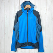 【Men's S ブルー系】 Montura ( モンチュラ ) ストレッチ カラー フーディ ジャケット Stretch Color Hoody Jacket ポリエステル ウェア トップス アウター ジャケット フリース ポーラテック・パワーグリッド z000