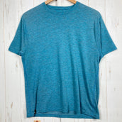 【Women's M ブルー系】 Duckworth(ダックワース) ヴェイパー ティー Vapor Tee メリノウール ウェア トップス インナー シャツ ショートスリーブTシャツ クルーネック ウール z00053828 ウール ショートスリーブTシャツ クル