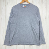 【Men's M グレー系】 Barbarian ( バーバリアン ) コットン ロングスリーブ ティー コットン ウェア トップス インナー シャツ ロングスリーブTシャツ クルーネック コットン z00057894 コットン ロングスリーブTシャツ クルーネ