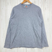 【Men's M グレー系】 Barbarian ( バーバリアン ) コットン ロングスリーブ ティー コットン ウェア トップス インナー シャツ ロングスリーブTシャツ クルーネック コットン z00057894 コットン ロングスリーブTシャツ クルーネ
