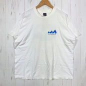 【Men's L ホワイト系】 1998 Patagonia ( パタゴニア ) オーガニックコットン サーフボード ティー 生産終了モデル 入手困難 黒タグ オーガニックコットン ウェア トップス インナー シャツ ショートスリーブTシャツ クルーネック コットン