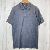 【Men's S グレー系】 Macpac ( マックパック ) メリノウール ショートスリーブ ポロ Merino Wool Short Sleeve Polo メリノウール ウェア トップス インナー シャツ ショートスリーブシャツ ウール z00055465