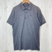 【Men's S グレー系】 Macpac ( マックパック ) メリノウール ショートスリーブ ポロ Merino Wool Short Sleeve Polo メリノウール ウェア トップス インナー シャツ ショートスリーブシャツ ウール z00055465