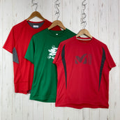 【Unisex L レッド系】 Columbia ( コロンビア ) ・モントレイル・ミレー イベントT 計3点セット バルク販売 卸売り ウェア トップス インナー シャツ ショートスリーブTシャツ クルーネック 化繊 z00059847 化繊 ショートスリーブ
