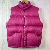 【Men's S パープル系】 1970s The North Face ( ザ・ノースフェイス ) リップストップナイロン ダウン ベスト Ripstop Nylon Down Vest 茶タグ 旧タグ 生産終了モデル 入手困難 ウェア トップス ベスト ダウンイ