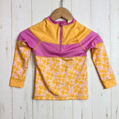 【Baby's 12-18M オレンジ系】 Patagonia ( パタゴニア ) ウォーター スプラウト ラッシュガード Water Sprout Rashguard ウェア トップス インナー シャツ ロングスリーブTシャツ クルーネック 化繊 z00058109 化繊