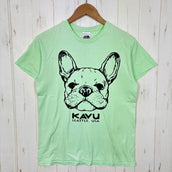 【Men's S グリーン系】 Kavu ( カブー ) ドッグティー Dog Tee コットン ウェア トップス インナー シャツ ショートスリーブシャツ コットン z00054187 コットン ショートスリーブシャツ インナー シャツ トップス ウェア