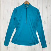 【Women's L ブルー系】 Haglofs ( ホグロフス ) パルス ツー ロングスリーブ ジップ ティー Puls II Long Sleeve Zip Tee ポリエステル ウェア トップス インナー シャツ ロングスリーブシャツ 化繊 z00059877