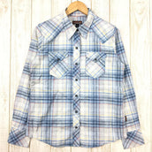 【Women's S ブルー系】Patagonia ( パタゴニア ) ウィメンズ ロングスリーブ ウエスタン スナップ シャツ W Long-Sleeved Western Snap Shirt 53350 International Women's 化繊 ロングスリーブシャツ インナー シャツ トップス ウェア - 【公式】2ndGEAR(セカンドギア)Webショップ【登山用品・アウトドア用品専門 買取販売店】