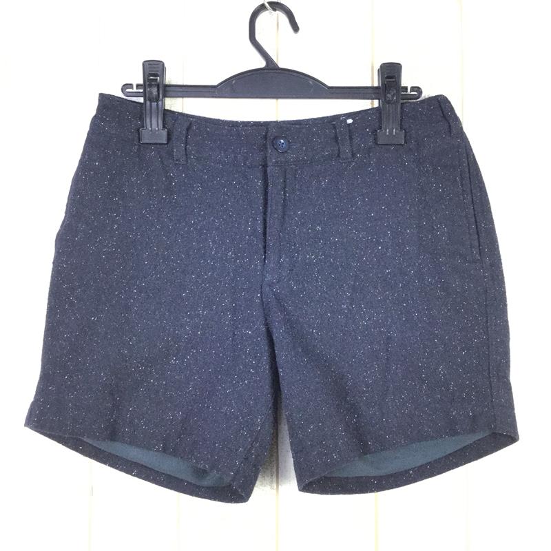 【WOMEN's L】 ノースフェイス ウィメンズ ウール ショーツ W Wool Short NORTH FACE NBW91314 ブラック系