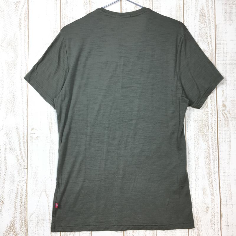【MEN's S】 アクリマ ライトウール Ｔシャツ Vネック LIGHT WOOL T-Shirt V-Neck メリノウール ACLIMA 2004334 Ranger Green グリーン系