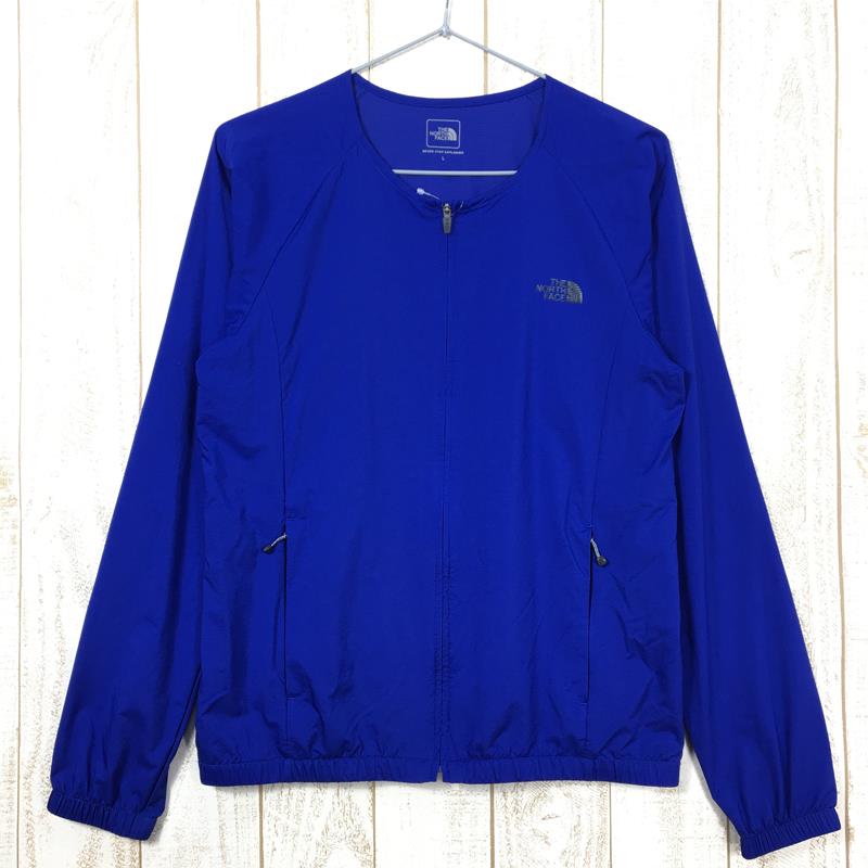 【WOMEN's L】 ノースフェイス スワローテイル ノーカラー ジャケット Swallowtail No-Collar Jacket  ウィンドシェル NORTH FACE NPW71684 ブルー系