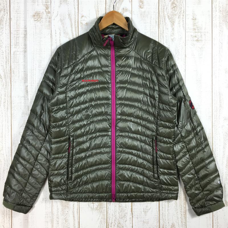 【WOMEN's S】 マムート フリーライト ウルトラライト ダウン ジャケット FREEFLIGHT Ultra Light Down  Jacket プリマロフト MAMMUT 1010-19770 グリーン系