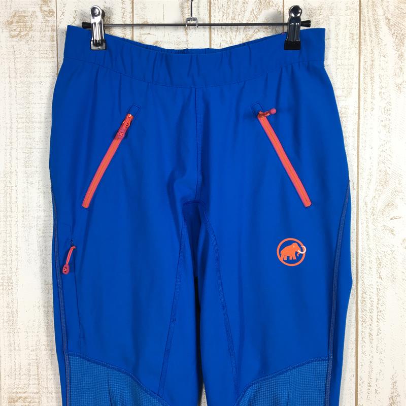 【WOMEN's 34】 マムート エイスメーア ライト ソフトシェル パンツ Eismeer Light SO Pants アイガーエクストリーム  MAMMUT 1020-09800 ブルー系