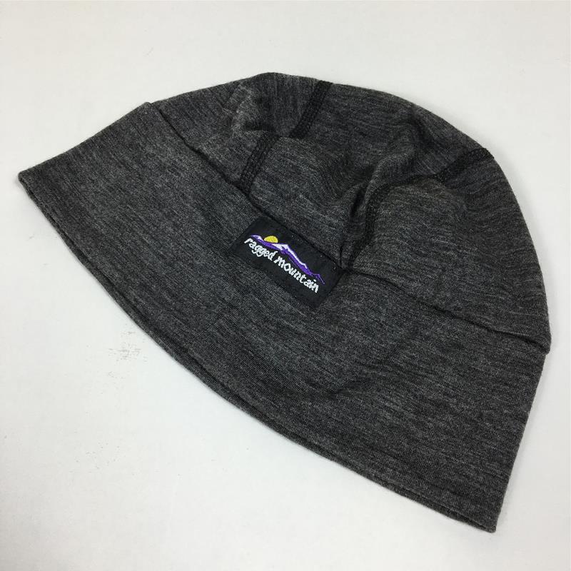 ラギッドマウンテン メリノ パネル ビーニー ハット Merino Panel Beanie Hat メリノウール アメリカ製 生産終了モデル  入手困難 RAGGED MOUNTAIN Charcoal チャコール系